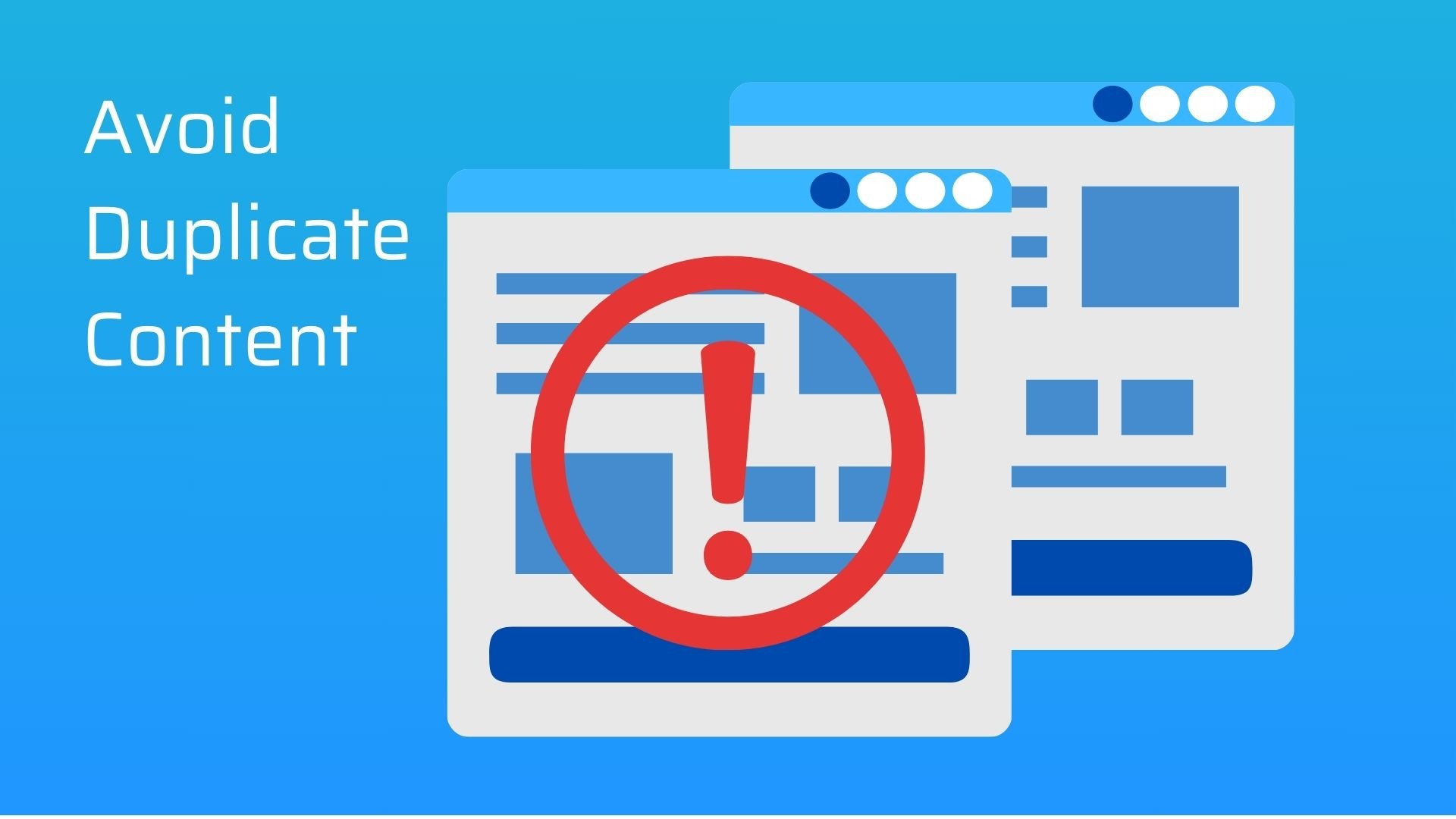 internal duplicate content and SEO